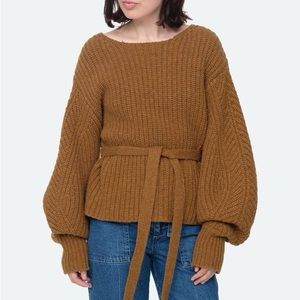 NWOT Nellie tie sweater by SEA New York